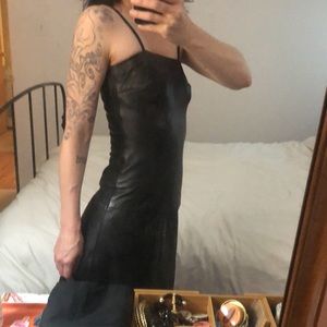 Gorgeous leather dress